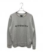 GIVENCHYジバンシィ）の古着「ブランドロゴ スリムフィット スウェットシャツ/トレーナー」｜グレー