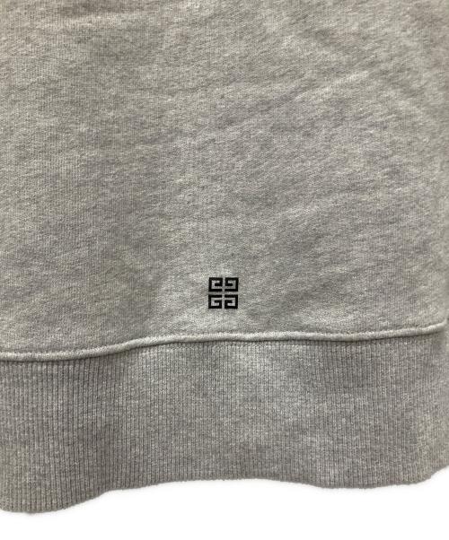 GIVENCHY（ジバンシィ）GIVENCHY (ジバンシィ) ブランドロゴ スリムフィット スウェットシャツ/トレーナー グレー サイズ:Lの古着・服飾アイテム
