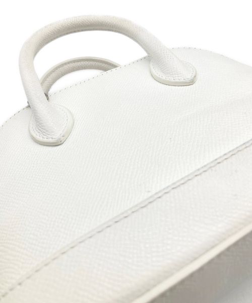 BALENCIAGA（バレンシアガ）BALENCIAGA (バレンシアガ) ビルトップハンドル2WAYバッグ ホワイトの古着・服飾アイテム