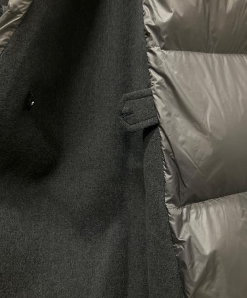 sacai（サカイ）sacai (サカイ) 22AW Wool Melton x Padded Coat ウールメルトン パデットコート グレー サイズ:1の古着・服飾アイテム