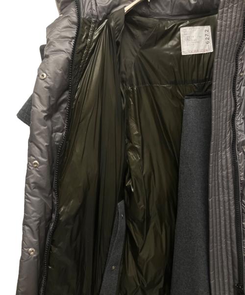 sacai（サカイ）sacai (サカイ) 22AW Wool Melton x Padded Coat ウールメルトン パデットコート グレー サイズ:1の古着・服飾アイテム