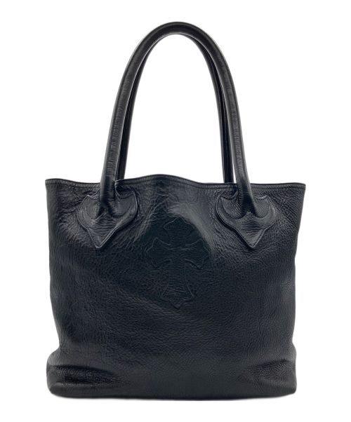 CHROME HEARTS（クロムハーツ）CHROME HEARTS (クロムハーツ) FS TOTE クロスパッチ トートバッグ ブラック サイズ:30の古着・服飾アイテム