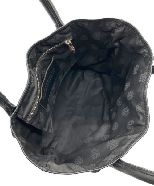 CHROME HEARTS（クロムハーツ）CHROME HEARTS (クロムハーツ) FS TOTE クロスパッチ トートバッグ ブラック サイズ:30の古着・服飾アイテム