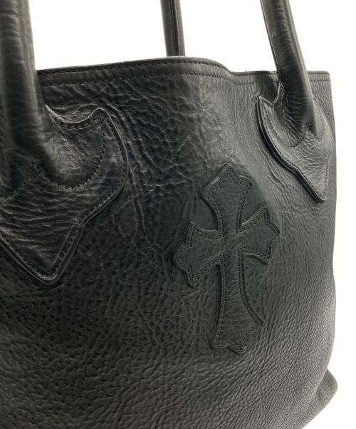 CHROME HEARTS（クロムハーツ）CHROME HEARTS (クロムハーツ) FS TOTE クロスパッチ トートバッグ ブラック サイズ:30の古着・服飾アイテム