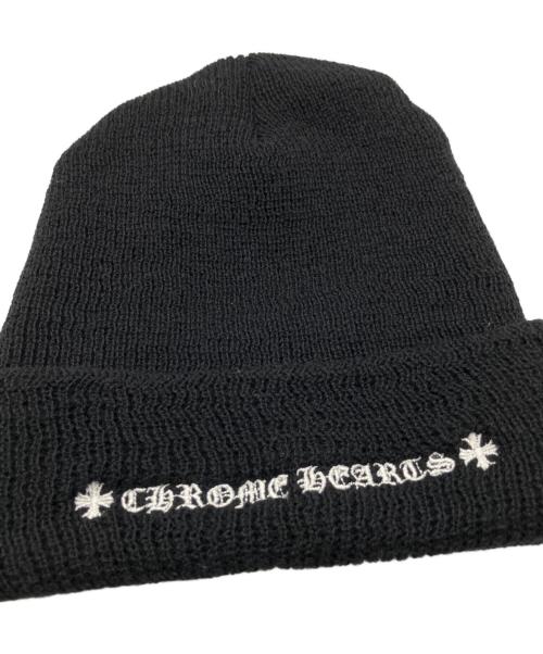 CHROME HEARTS（クロムハーツ）CHROME HEARTS (クロムハーツ) Chプラスウールビーニー ブラック サイズ:FREE 23cmの古着・服飾アイテム