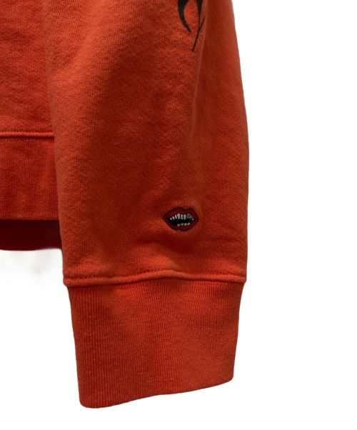 CHROME HEARTS（クロムハーツ）CHROME HEARTS (クロムハーツ) Chrome Hearts × Matty Boy / Sadistic スウェットシャツ オレンジ サイズ:Mの古着・服飾アイテム