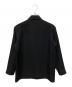 JIL SANDER (ジルサンダー) ストレートボクシーカットブルゾン ジップアップ シャツジャケット ブラック サイズ:38：60000円