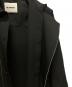 中古・古着 JIL SANDER (ジルサンダー) ストレートボクシーカットブルゾン ジップアップ シャツジャケット ブラック サイズ:38：60000円
