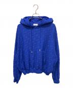 OFFWHITEオフホワイト）の古着「ブルーロゴ柄パーカー」｜ブルー