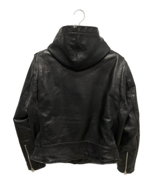 SCHOTT BROS.（ショットブロス）SCHOTT BROS. (ショットブロス) 503HDT HOODED ONESTAR フーデッド ワンスター ライダースジャケット ブラック サイズ:44の古着・服飾アイテム