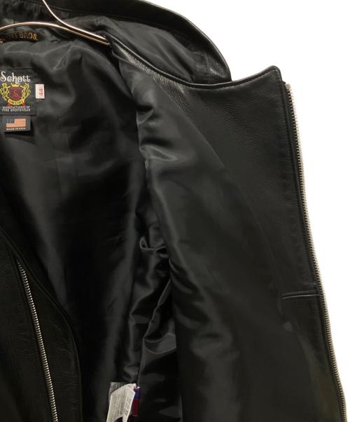 SCHOTT BROS.（ショットブロス）SCHOTT BROS. (ショットブロス) 503HDT HOODED ONESTAR フーデッド ワンスター ライダースジャケット ブラック サイズ:44の古着・服飾アイテム