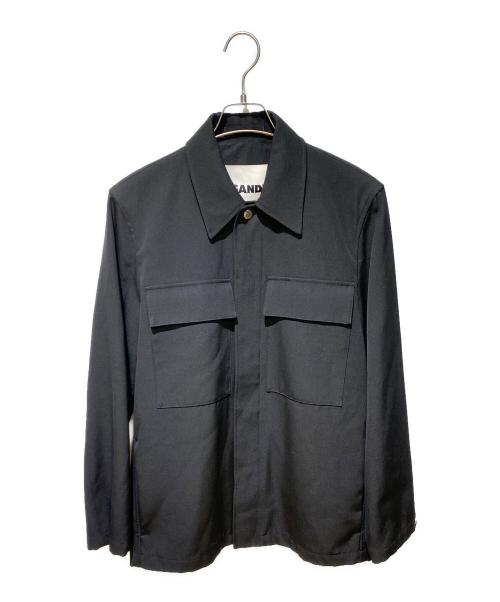 JIL SANDER（ジルサンダー）JIL SANDER (ジルサンダー) SPORT JACKET E 01 ブラック サイズ:44の古着・服飾アイテム