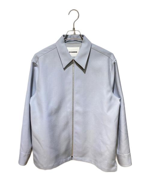 JIL SANDER（ジルサンダー）JIL SANDER (ジルサンダー) SHIRT E 10 ブルー サイズ:46の古着・服飾アイテム