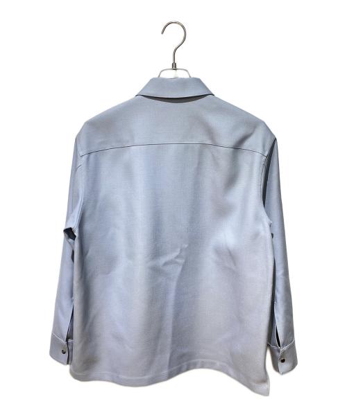 JIL SANDER（ジルサンダー）JIL SANDER (ジルサンダー) SHIRT E 10 ブルー サイズ:46の古着・服飾アイテム
