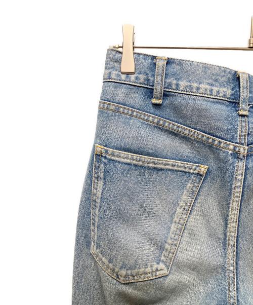 CELINE（セリーヌ）CELINE (セリーヌ) ブロークンツイルコットンフレアデニムパンツ インディゴ サイズ:27の古着・服飾アイテム