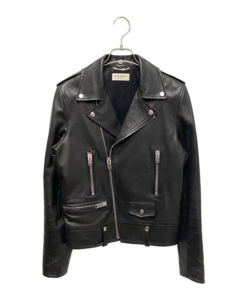 Saint Laurent Paris（サンローランパリ）Saint Laurent Paris (サンローランパリ) エディ期 L01 モーターサイクルライダースジャケット ブラック サイズ:44の古着・服飾アイテム
