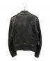 Saint Laurent Paris (サンローランパリ) エディ期 L01 モーターサイクルライダースジャケット ブラック サイズ:44：200000円