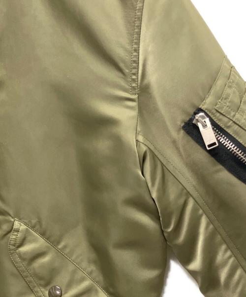 Saint Laurent Paris（サンローランパリ）Saint Laurent Paris (サンローランパリ) 15AW エディ期 クラシック ボンバー MA-1 ジャケット カーキ サイズ:46の古着・服飾アイテム
