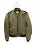 Saint Laurent Paris（サンローランパリ）の古着「15AW エディ期 クラシック ボンバー MA-1 ジャケット」｜カーキ