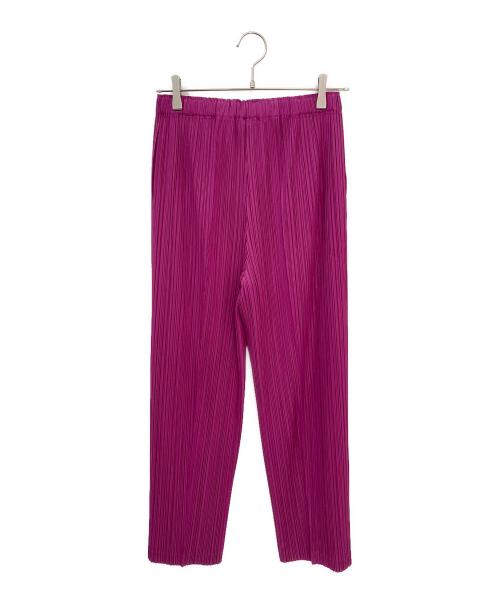 PLEATS PLEASE（プリーツプリーズ）PLEATS PLEASE (プリーツプリーズ) プリーツパンツ ショッキングピンク サイズ:5の古着・服飾アイテム