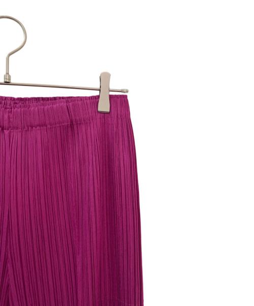 PLEATS PLEASE（プリーツプリーズ）PLEATS PLEASE (プリーツプリーズ) プリーツパンツ ショッキングピンク サイズ:5の古着・服飾アイテム