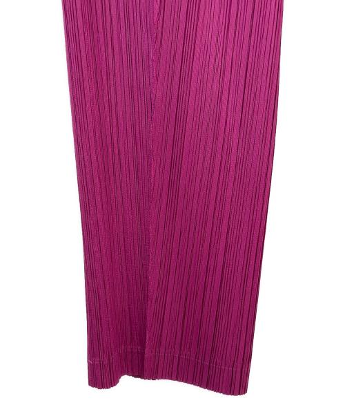 PLEATS PLEASE（プリーツプリーズ）PLEATS PLEASE (プリーツプリーズ) プリーツパンツ ショッキングピンク サイズ:5の古着・服飾アイテム