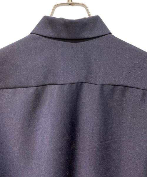 JIL SANDER（ジルサンダー）JIL SANDER (ジルサンダー) ウールクラシックオーバーサイズシャツ ネイビー サイズ:38の古着・服飾アイテム