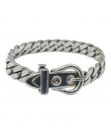 HERMES（エルメス）の古着「HERMES VINTAGE Boucle Sellier PM 22LINK ブックルセリエ 」｜シルバー