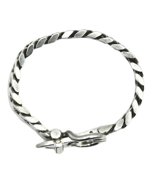 HERMES（エルメス）HERMES (エルメス) HERMES VINTAGE Boucle Sellier PM 22LINK ブックルセリエ  シルバー サイズ:22LINK/16.0cm/PMの古着・服飾アイテム