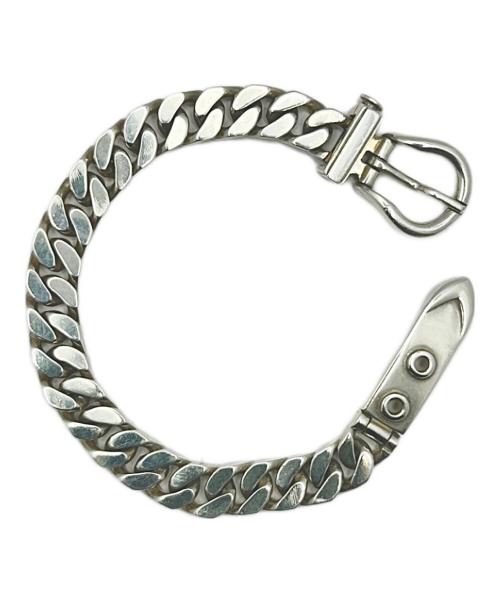 HERMES（エルメス）HERMES (エルメス) HERMES VINTAGE Boucle Sellier PM 22LINK ブックルセリエ  シルバー サイズ:22LINK/16.0cm/PMの古着・服飾アイテム