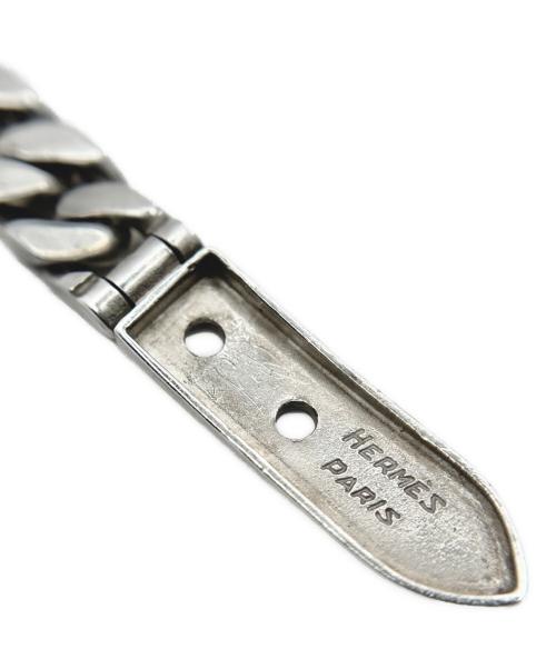 HERMES（エルメス）HERMES (エルメス) HERMES VINTAGE Boucle Sellier PM 22LINK ブックルセリエ  シルバー サイズ:22LINK/16.0cm/PMの古着・服飾アイテム
