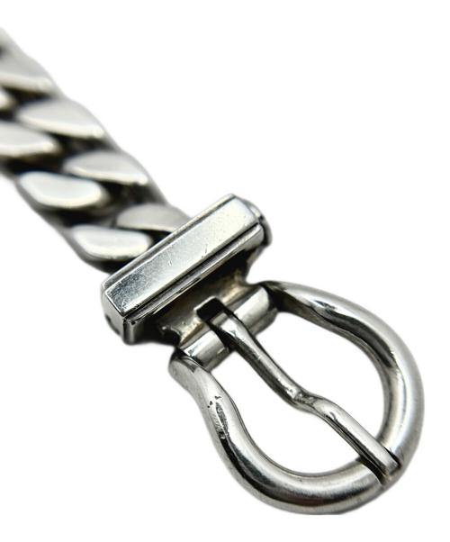 HERMES（エルメス）HERMES (エルメス) HERMES VINTAGE Boucle Sellier PM 22LINK ブックルセリエ  シルバー サイズ:22LINK/16.0cm/PMの古着・服飾アイテム