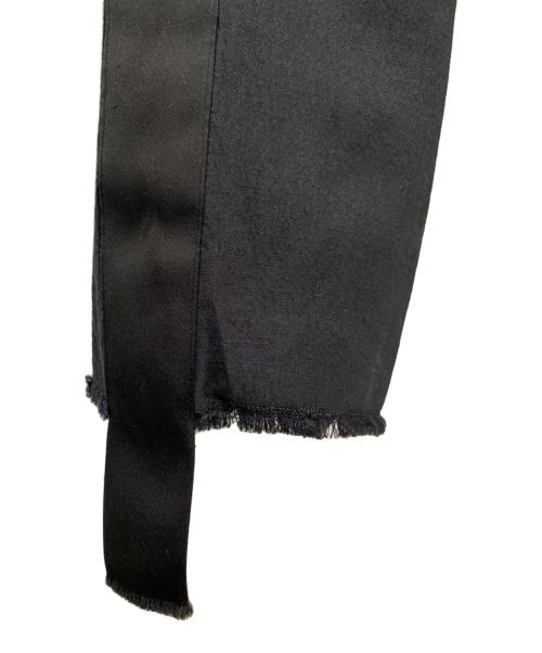 CELINE（セリーヌ）CELINE (セリーヌ) 袴タックシルク混 ワイドパンツ ブラック サイズ:36の古着・服飾アイテム