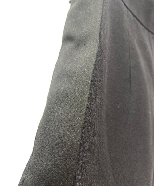CELINE（セリーヌ）CELINE (セリーヌ) 袴タックシルク混 ワイドパンツ ブラック サイズ:36の古着・服飾アイテム