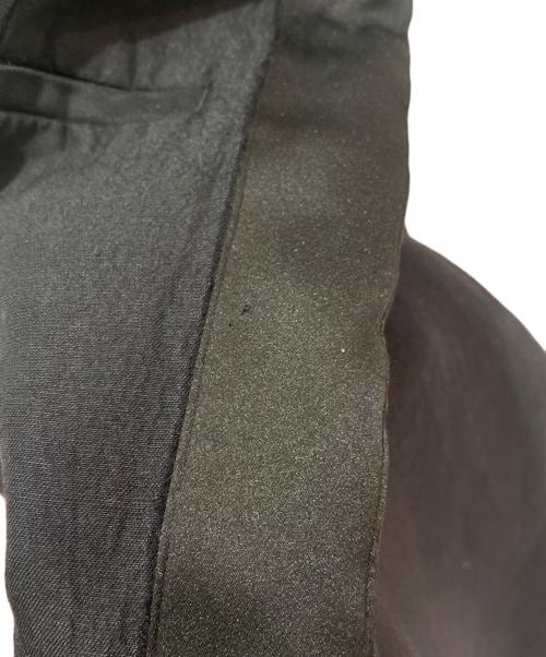 CELINE（セリーヌ）CELINE (セリーヌ) 袴タックシルク混 ワイドパンツ ブラック サイズ:36の古着・服飾アイテム