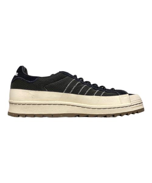 NEIGHBORHOOD（ネイバーフッド）NEIGHBORHOOD (ネイバーフッド) adidas (アディダス) CLOT (クロット) PNS SUPERSTAR ブラック×ベージュ サイズ:27.5cm(US9.5)の古着・服飾アイテム