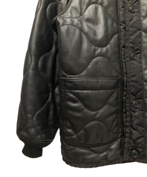 Schott（ショット）Schott (ショット) QUILTED LINNER LEATHER JACKET ブラック サイズ:XLの古着・服飾アイテム