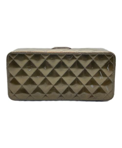 CHANEL（シャネル）CHANEL (シャネル) Vintage チェーンハンドル マトラッセ バニティケース タマムシの古着・服飾アイテム