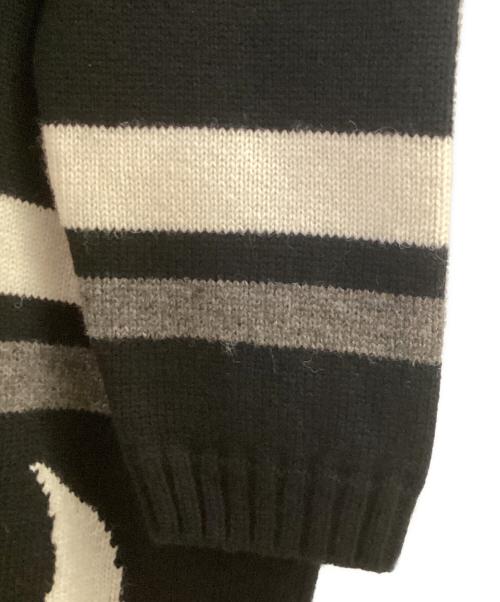 UNDERCOVER（アンダーカバー）UNDERCOVER (アンダーカバー) サイドベントポケット付きロングニット ブラック サイズ:2の古着・服飾アイテム