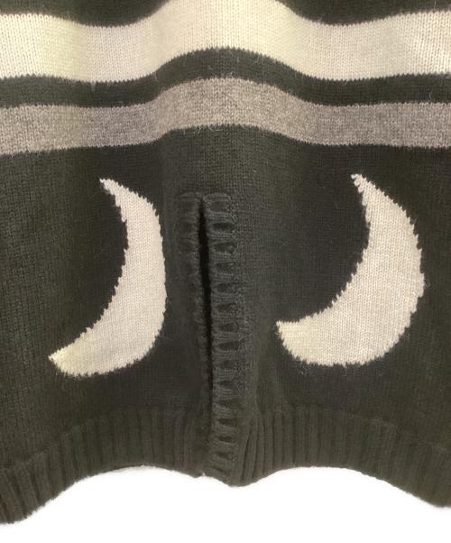 UNDERCOVER（アンダーカバー）UNDERCOVER (アンダーカバー) サイドベントポケット付きロングニット ブラック サイズ:2の古着・服飾アイテム