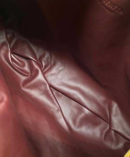 BOTTEGA VENETA（ボッテガベネタ）BOTTEGA VENETA (ボッテガベネタ) ミディアム ジョディ ハンドルバッグ ワインレッド サイズ:ミディアムの古着・服飾アイテム