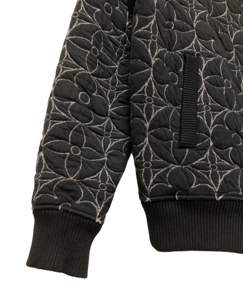 LOUIS VUITTON（ルイ ヴィトン）LOUIS VUITTON (ルイ ヴィトン) ジップスルーモノグラムフラワーブルゾン/ジップジャケット ブラック サイズ:Mの古着・服飾アイテム
