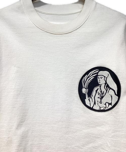 JIL SANDER（ジルサンダー）JIL SANDER (ジルサンダー) 22AW ワッペンパッチ カットソー ホワイト サイズ:Sの古着・服飾アイテム