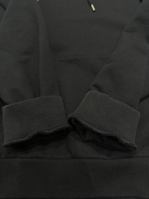 CELINE（セリーヌ）CELINE (セリーヌ) ロゴ ルーズフーディー ブラック サイズ:Lの古着・服飾アイテム