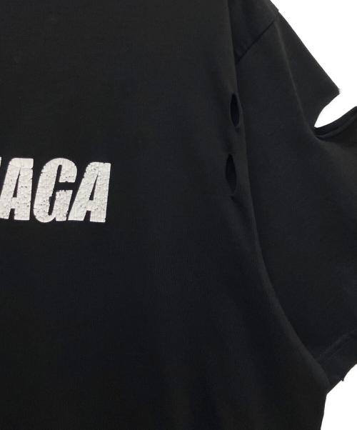 BALENCIAGA（バレンシアガ）BALENCIAGA (バレンシアガ) DESTROYED BOXY FIT ブラック サイズ:XXSの古着・服飾アイテム