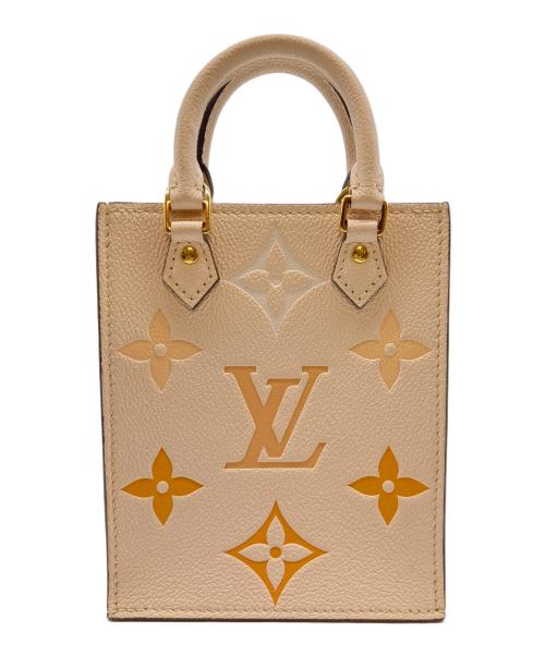 LOUIS VUITTON（ルイ ヴィトン）LOUIS VUITTON (ルイ ヴィトン) モノグラム・アンプラント プティット サックプラ M80449 アイボリーの古着・服飾アイテム