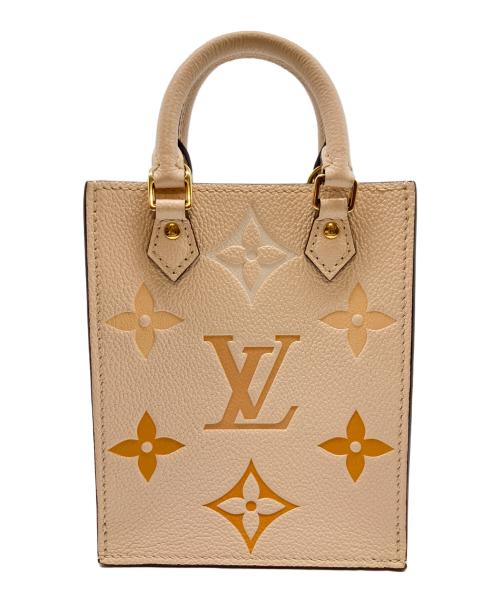LOUIS VUITTON（ルイ ヴィトン）LOUIS VUITTON (ルイ ヴィトン) モノグラム・アンプラント プティット サックプラ M80449 アイボリーの古着・服飾アイテム