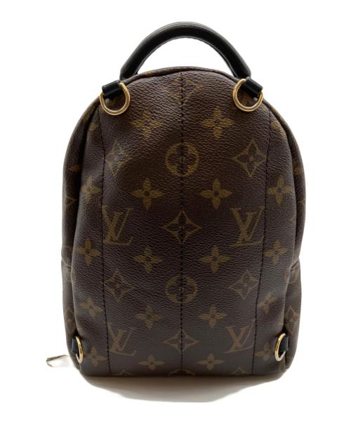 LOUIS VUITTON（ルイ ヴィトン）LOUIS VUITTON (ルイ ヴィトン) パームスプリングス バックパック ミニ ブラウン×ブラックの古着・服飾アイテム