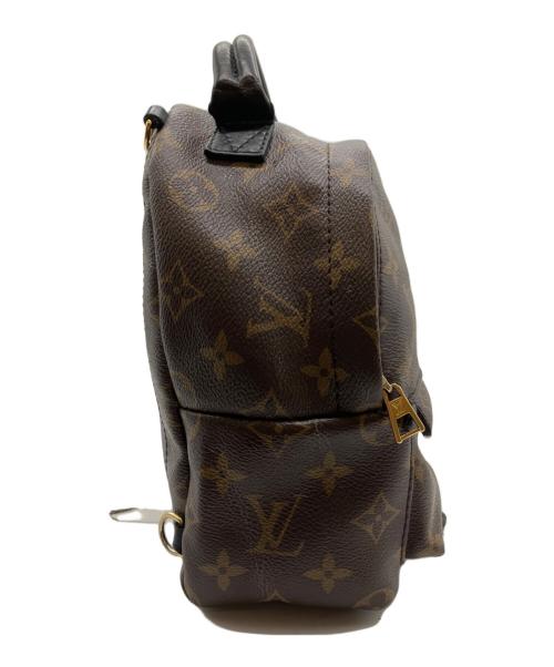 LOUIS VUITTON（ルイ ヴィトン）LOUIS VUITTON (ルイ ヴィトン) パームスプリングス バックパック ミニ ブラウン×ブラックの古着・服飾アイテム