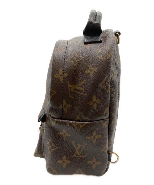 LOUIS VUITTON（ルイ ヴィトン）LOUIS VUITTON (ルイ ヴィトン) パームスプリングス バックパック ミニ ブラウン×ブラックの古着・服飾アイテム